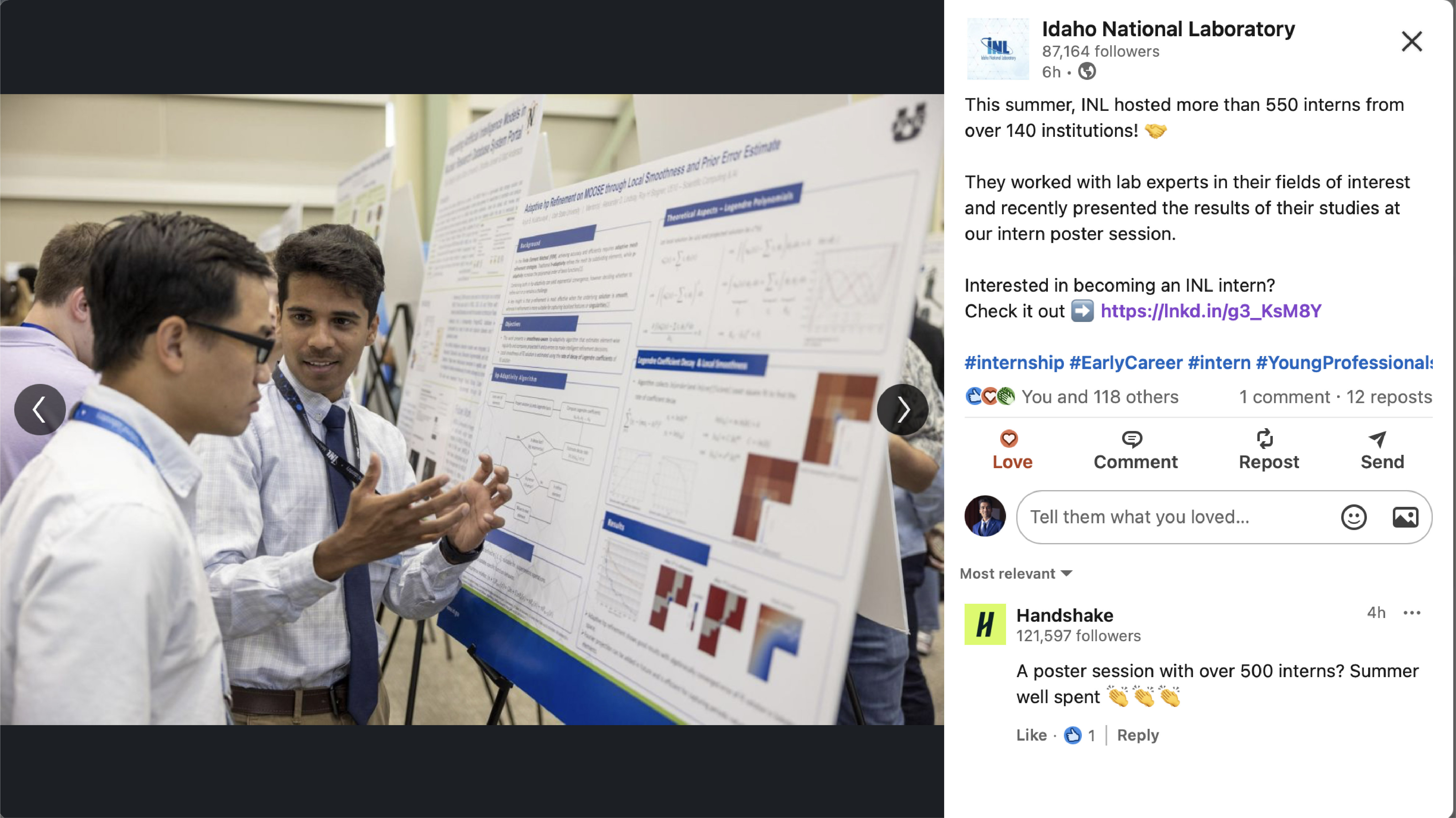 Student @ Idaho National Laboratory