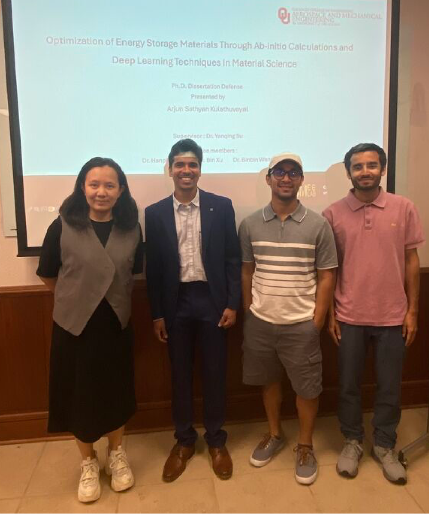 From Ph.D. dissertation defense of Arjun